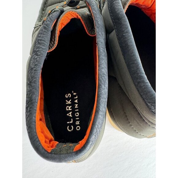 Clarks Originals Mens Wallabee Moccasin Boots Green Casual Size 13 EU 47 UK 12 - Picture 6 of 7